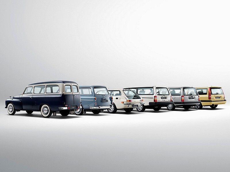 Tradice 60 let výroby kombi značky Volvo